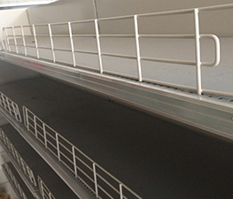 Ticket rail and front Grill